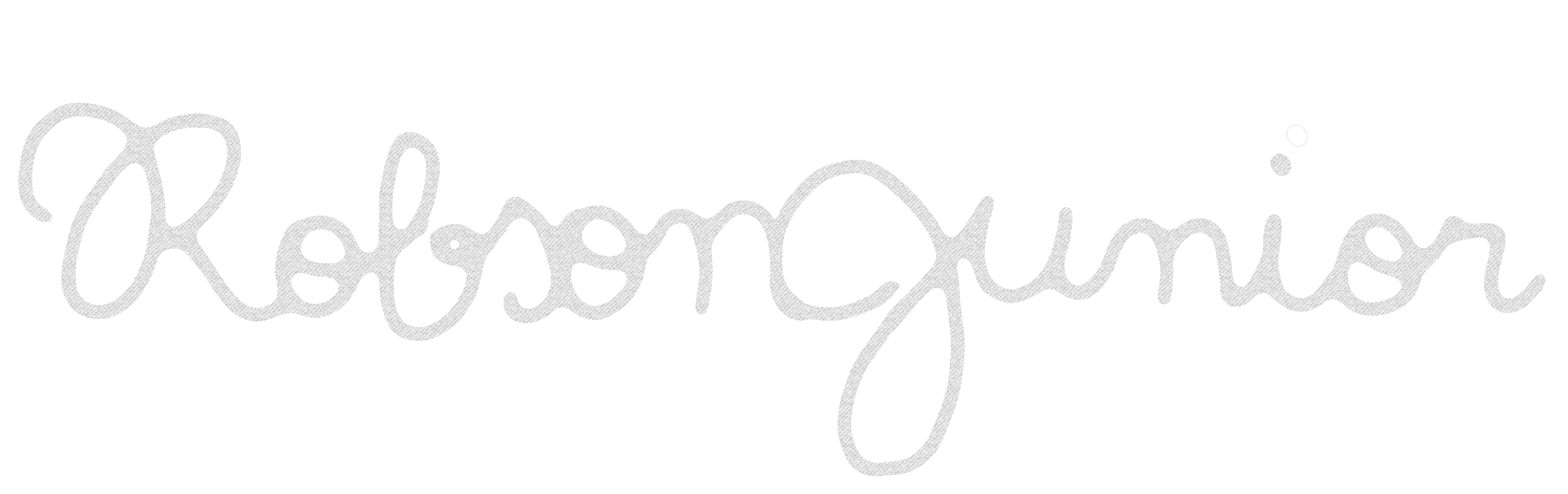Logo textual do site com o nome do autor.